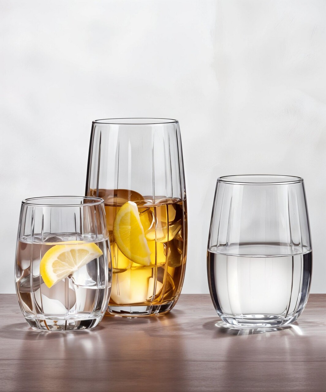 Set pahare, Hermia, 896PBH1156, Dimensiune pahar mediu: 6,5 x 6,5 x 11 cm / 380 ml (6 bucăți), Transparent - imagine 5